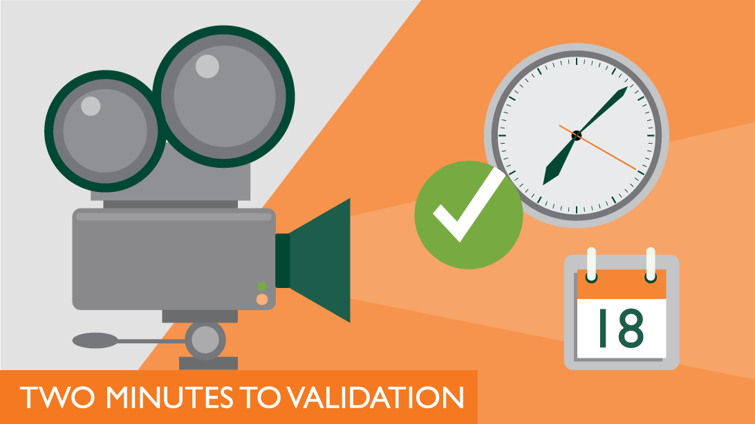 Two Minutes to Validation Category